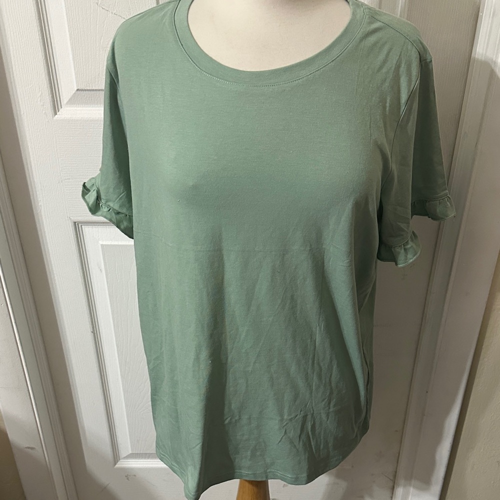 Women's Green Casual Top